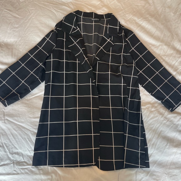 2 Piece Matching Set Plaid Blazer and Shorts Small - Picture 4 of 5